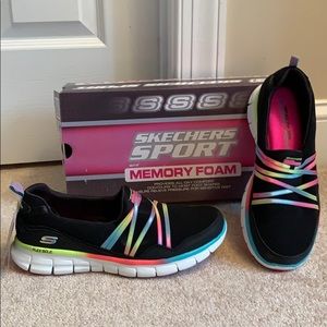 Skechers Sport - Memory Foam - Black/Multi - 9